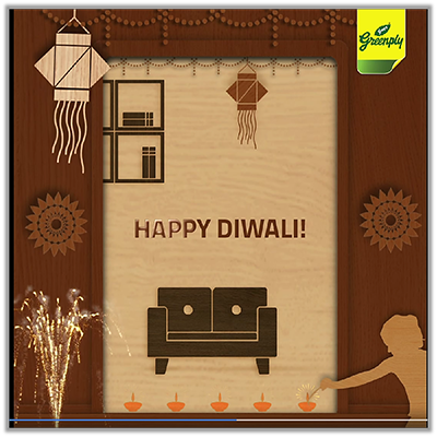 Greenply - Diwali Post - Social Media Post by TechShu
